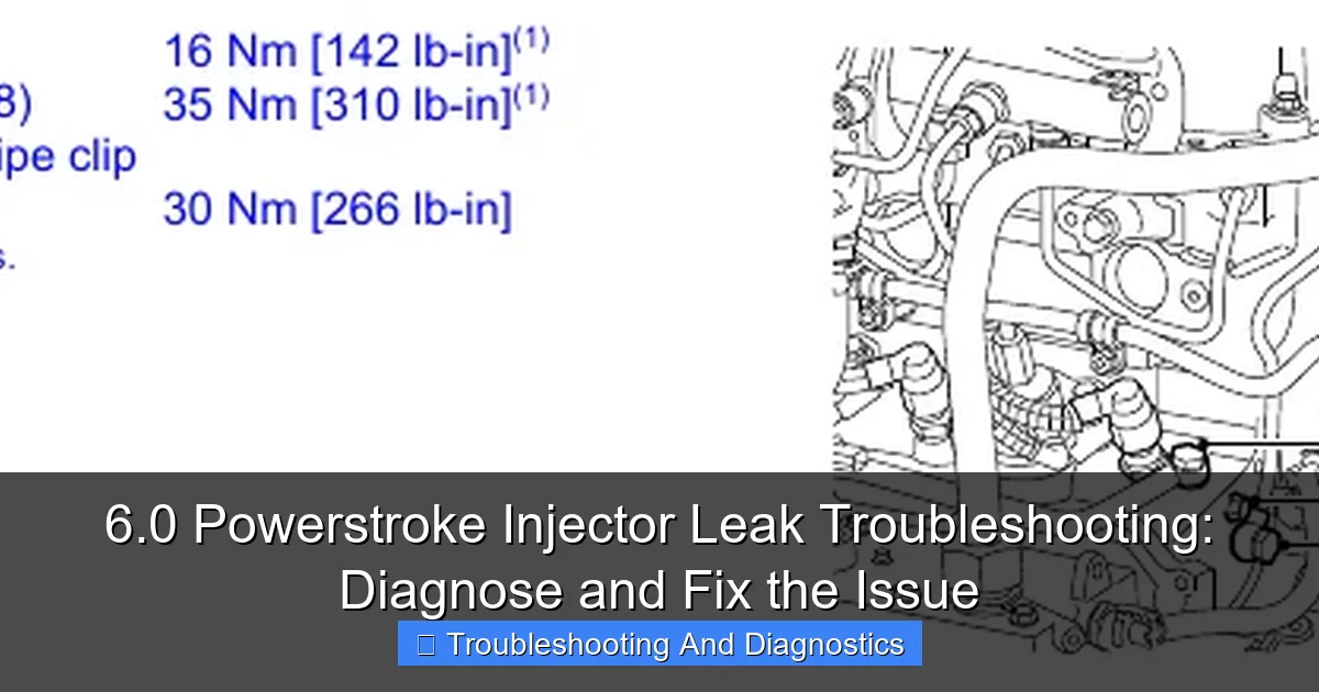 6.0 Powerstroke Injector Leak Troubleshooting: Diagnose and Fix the Issue - content1 visual guide
