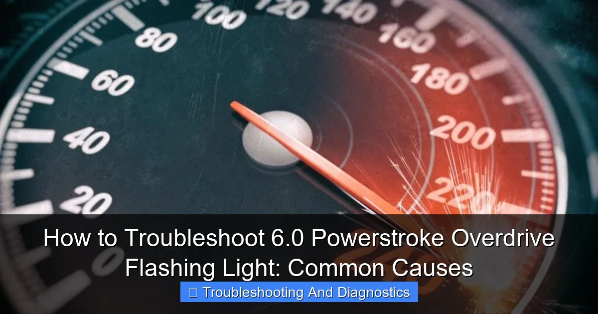 How to Troubleshoot 6.0 Powerstroke Overdrive Flashing Light: Common Causes - content1 visual guide