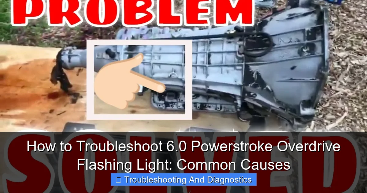 How to Troubleshoot 6.0 Powerstroke Overdrive Flashing Light: Common Causes - content2 visual guide