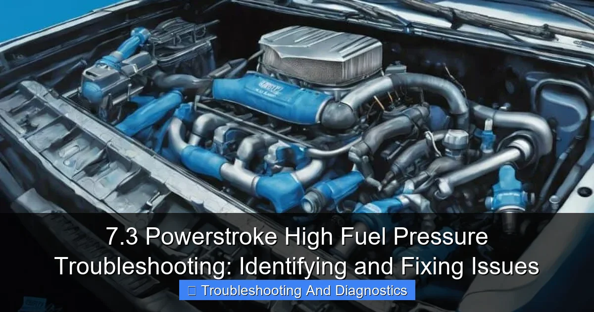 7.3 Powerstroke High Fuel Pressure Troubleshooting: Identifying and Fixing Issues - content2 visual guide