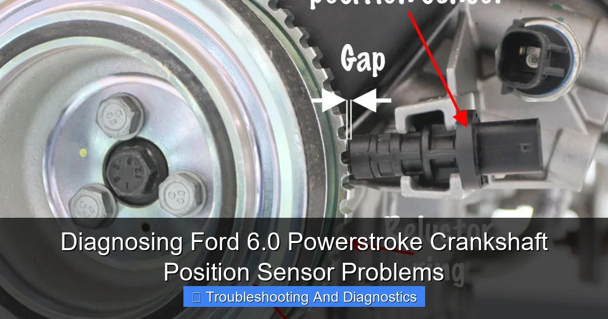 Diagnosing Ford 6.0 Powerstroke Crankshaft Position Sensor Problems - content1 visual guide
