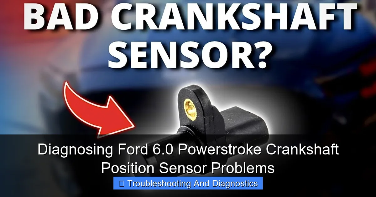 Diagnosing Ford 6.0 Powerstroke Crankshaft Position Sensor Problems - content2 visual guide