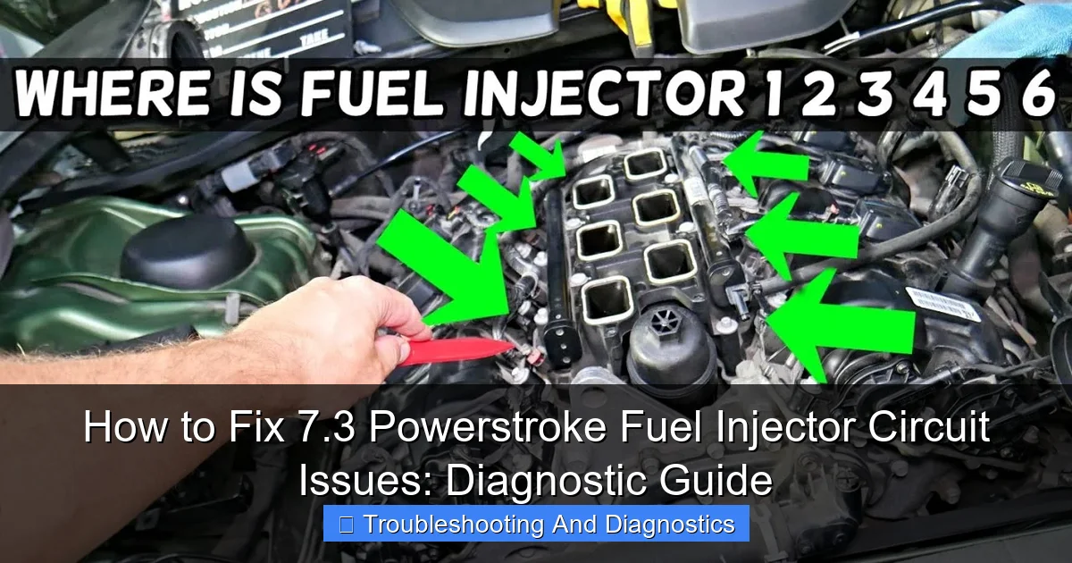 How to Fix 7.3 Powerstroke Fuel Injector Circuit Issues: Diagnostic Guide - content1 visual guide