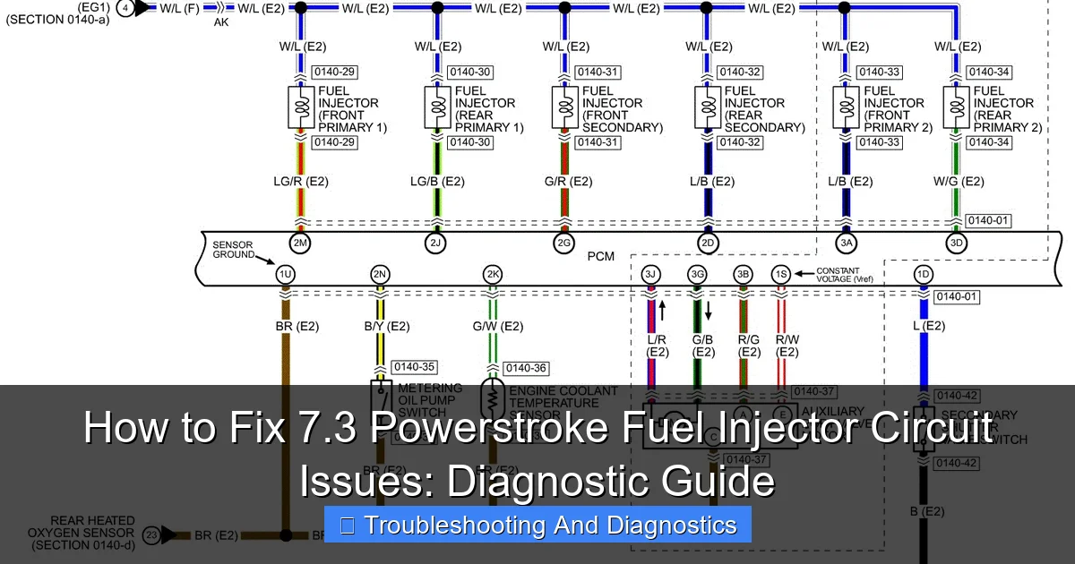 How to Fix 7.3 Powerstroke Fuel Injector Circuit Issues: Diagnostic Guide - content2 visual guide