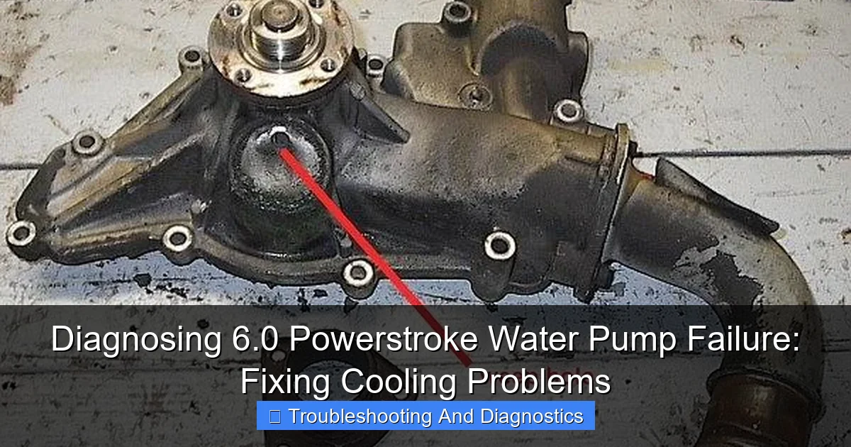 Diagnosing 6.0 Powerstroke Water Pump Failure: Fixing Cooling Problems - content1 visual guide
