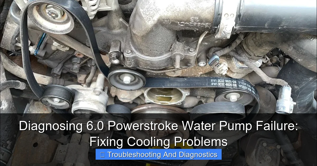 Diagnosing 6.0 Powerstroke Water Pump Failure: Fixing Cooling Problems - content2 visual guide