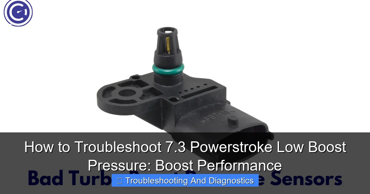 How to Troubleshoot 7.3 Powerstroke Low Boost Pressure: Boost Performance - content1 visual guide