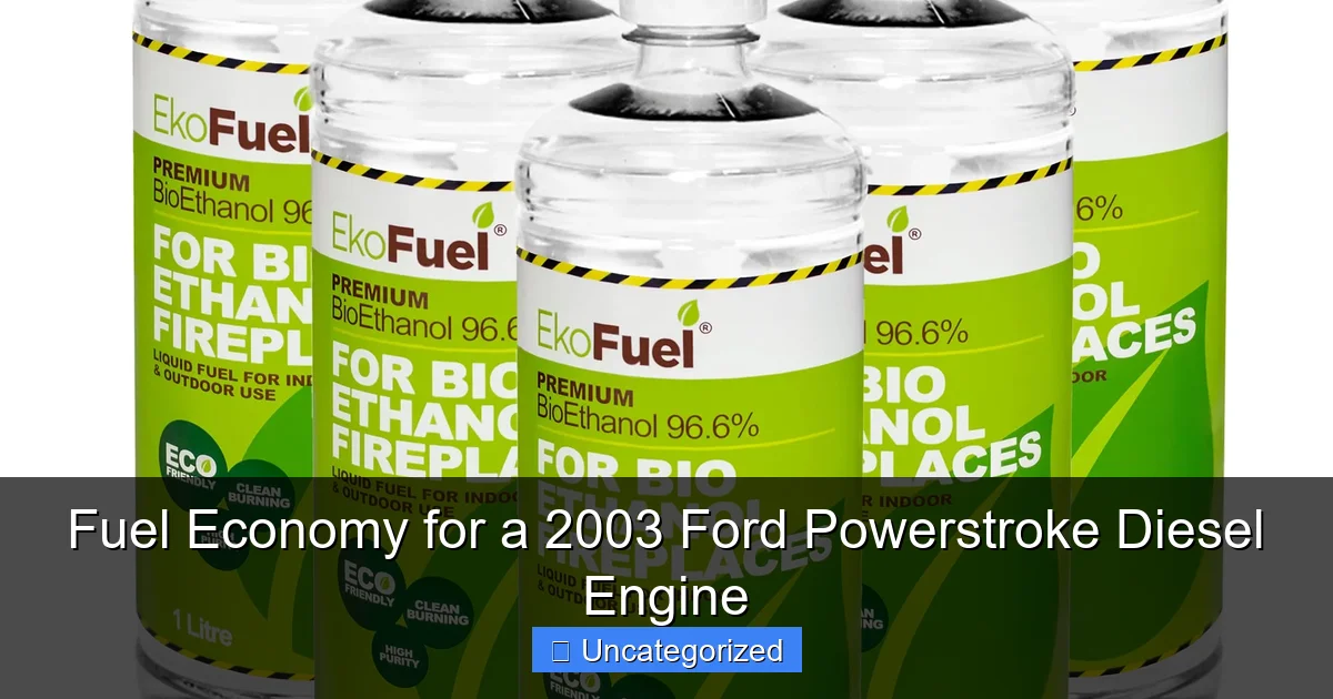 Fuel Economy for a 2003 Ford Powerstroke Diesel Engine - content1 visual guide