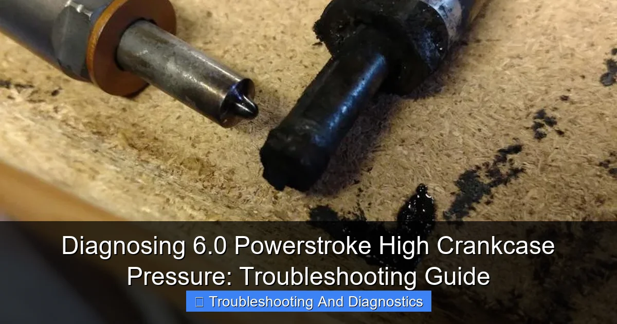 Diagnosing 6.0 Powerstroke High Crankcase Pressure: Troubleshooting Guide - content1 visual guide
