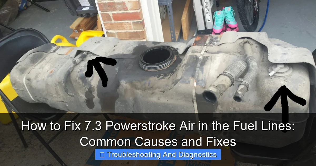How to Fix 7.3 Powerstroke Air in the Fuel Lines: Common Causes and Fixes - content2 visual guide