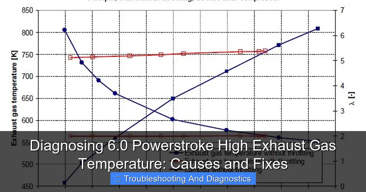 Diagnosing 6.0 Powerstroke High Exhaust Gas Temperature: Causes and Fixes - content1 visual guide