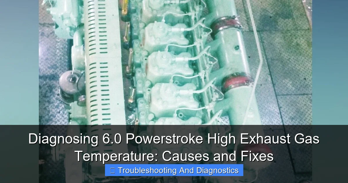 Diagnosing 6.0 Powerstroke High Exhaust Gas Temperature: Causes and Fixes - content2 visual guide