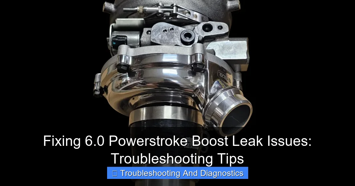 Fixing 6.0 Powerstroke Boost Leak Issues: Troubleshooting Tips - content2 visual guide