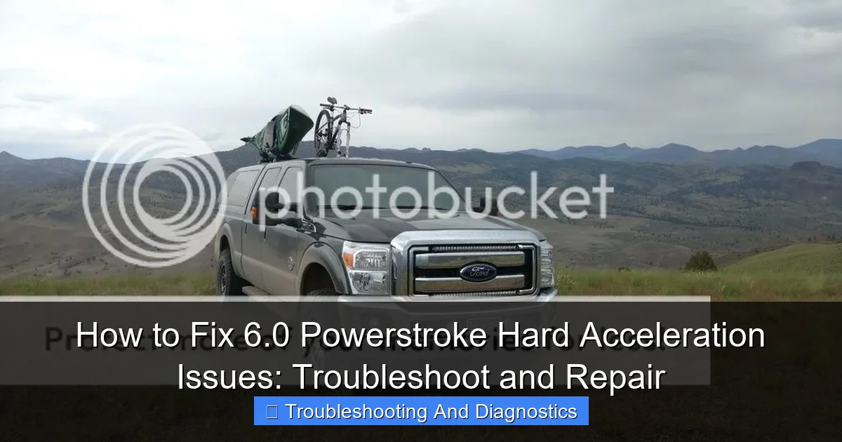 How to Fix 6.0 Powerstroke Hard Acceleration Issues: Troubleshoot and Repair - content1 visual guide