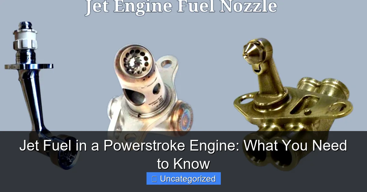 Jet Fuel in a Powerstroke Engine: What You Need to Know - content2 visual guide