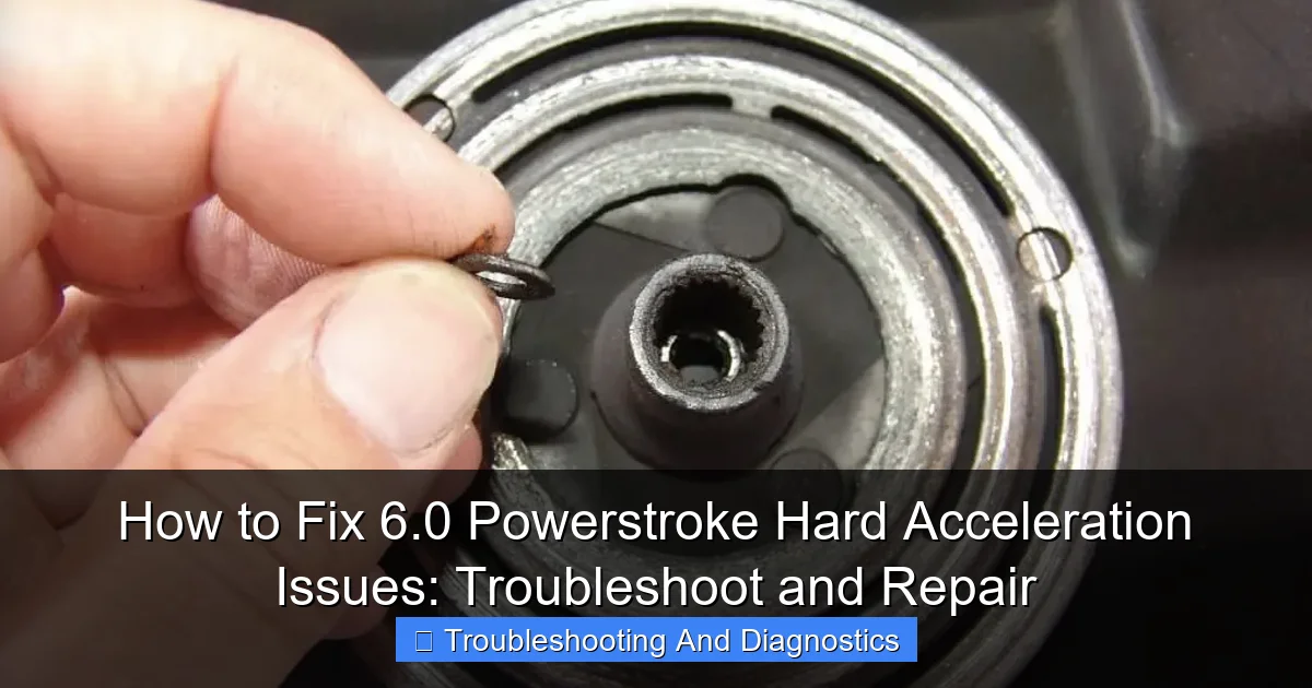 How to Fix 6.0 Powerstroke Hard Acceleration Issues: Troubleshoot and Repair - content2 visual guide