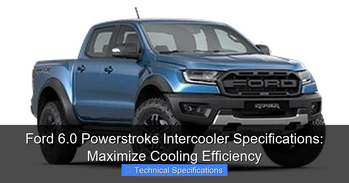 Ford 6.0 Powerstroke Intercooler Specifications: Maximize Cooling Efficiency - content2 visual guide
