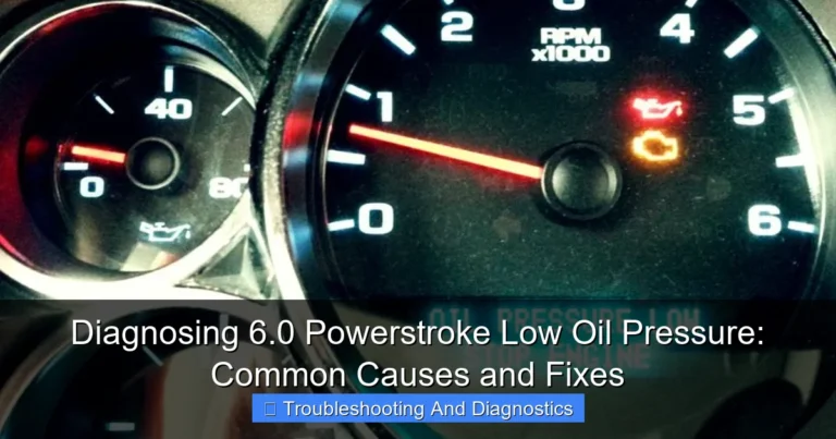Featured image for Diagnosing 6.0 Powerstroke Low Oil Pressure: Common Causes and Fixes