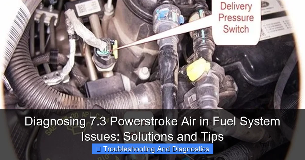 Featured image for Diagnosing 7.3 Powerstroke Air in Fuel System Issues: Solutions and Tips