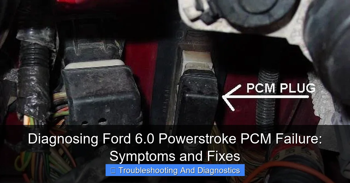 Featured image for Diagnosing Ford 6.0 Powerstroke PCM Failure: Symptoms and Fixes