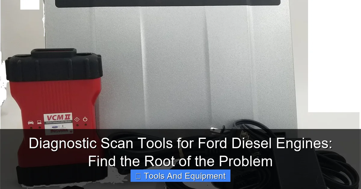 Featured image for Diagnostic Scan Tools for Ford Diesel Engines: Find the Root of the Problem