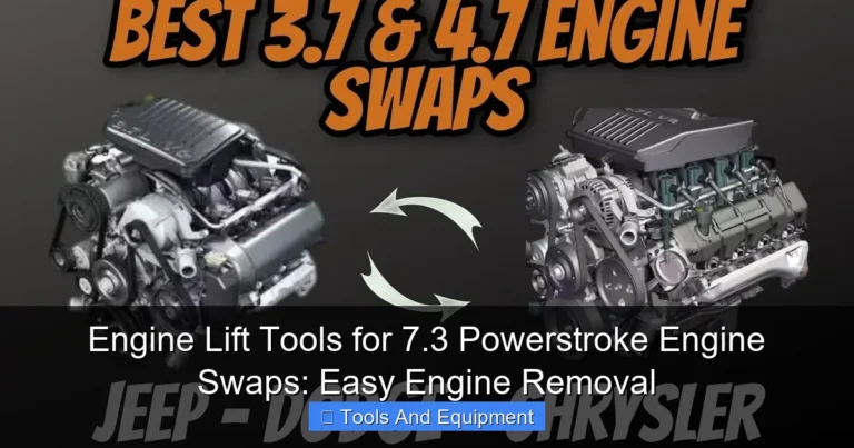 Featured image for Engine Lift Tools for 7.3 Powerstroke Engine Swaps: Easy Engine Removal