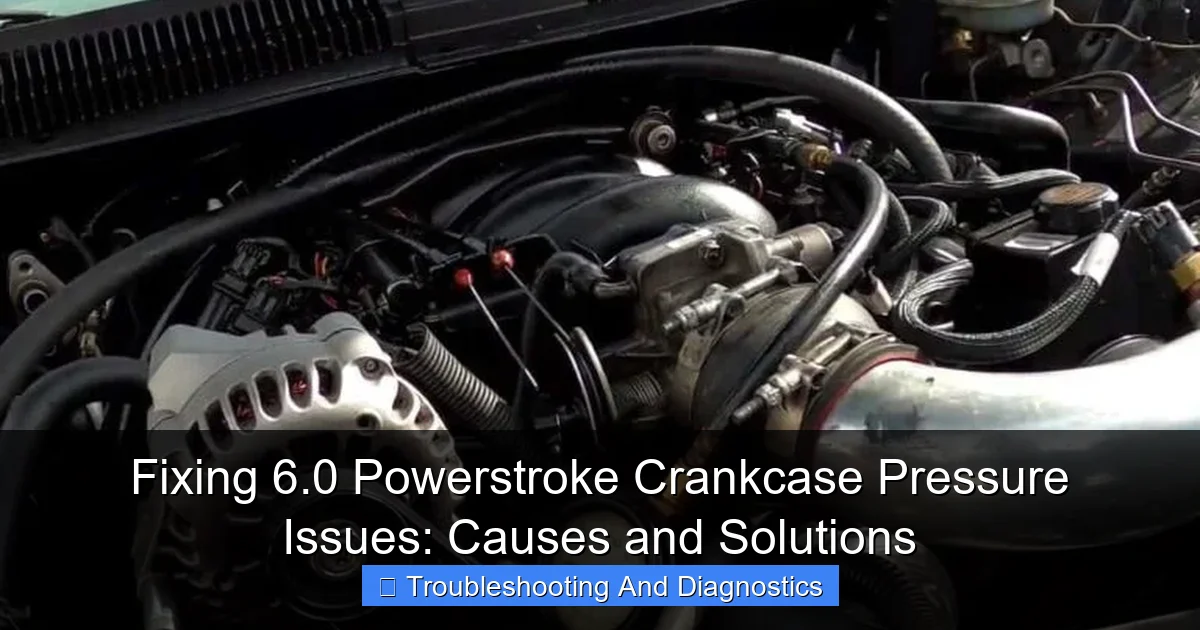 Featured image for Fixing 6.0 Powerstroke Crankcase Pressure Issues: Causes and Solutions