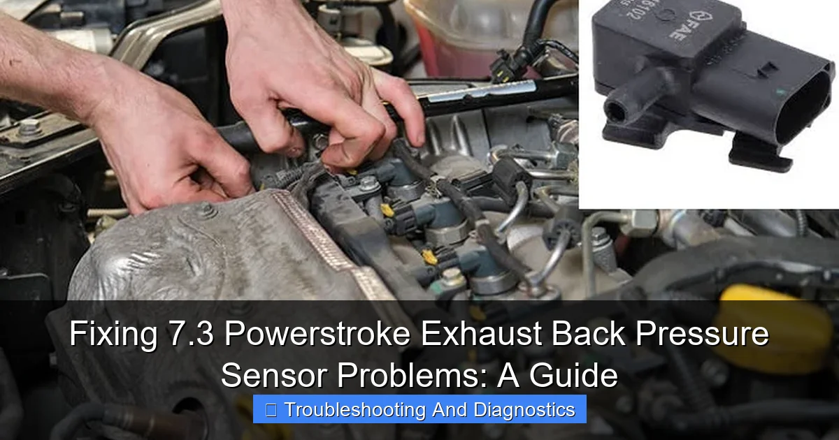 Featured image for Fixing 7.3 Powerstroke Exhaust Back Pressure Sensor Problems: A Guide