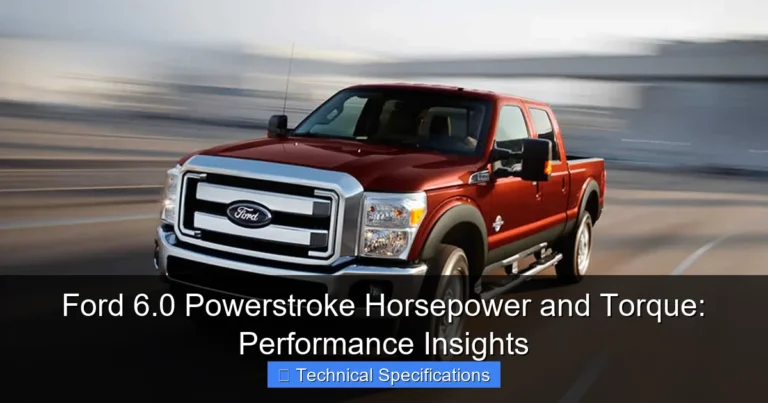 Featured image for Ford 6.0 Powerstroke Horsepower and Torque: Performance Insights