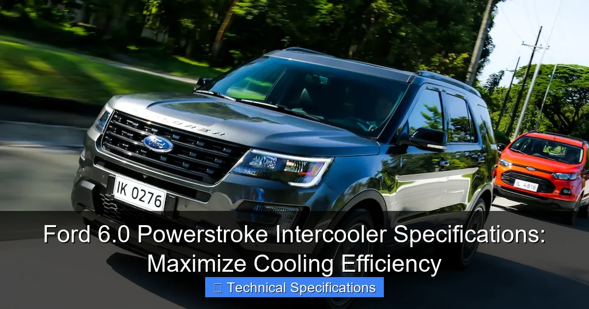 Featured image for Ford 6.0 Powerstroke Intercooler Specifications: Maximize Cooling Efficiency