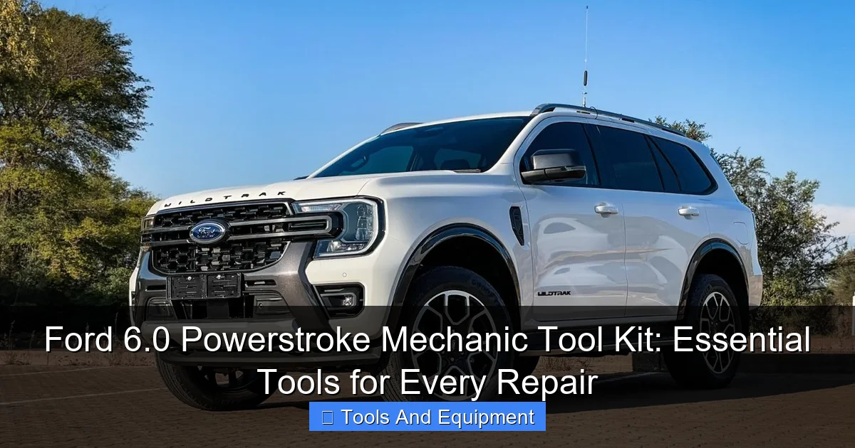 Featured image for Ford 6.0 Powerstroke Mechanic Tool Kit: Essential Tools for Every Repair
