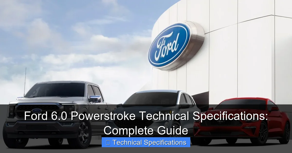 Featured image for Ford 6.0 Powerstroke Technical Specifications: Complete Guide