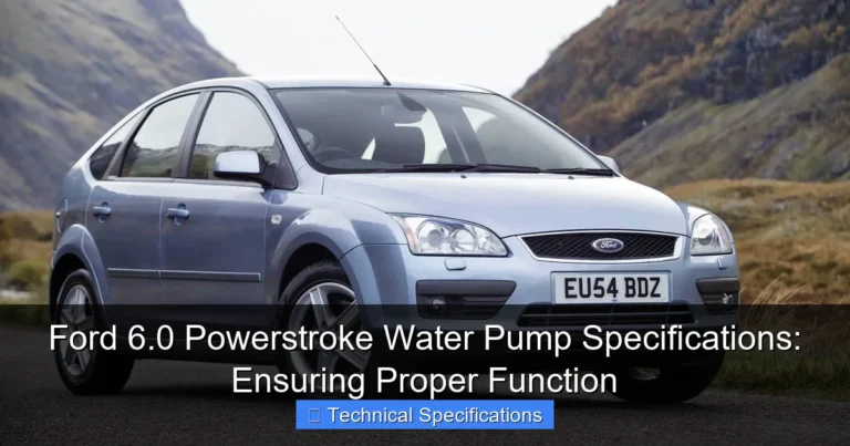 Featured image for Ford 6.0 Powerstroke Water Pump Specifications: Ensuring Proper Function