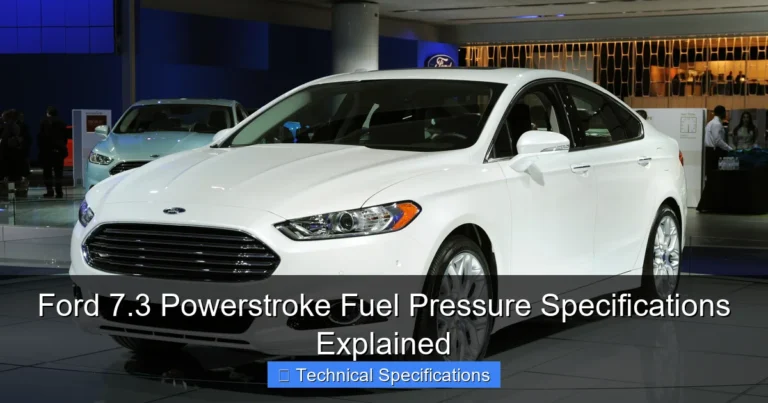 Featured image for Ford 7.3 Powerstroke Fuel Pressure Specifications Explained