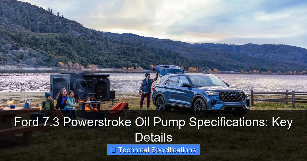 Featured image for Ford 7.3 Powerstroke Oil Pump Specifications: Key Details