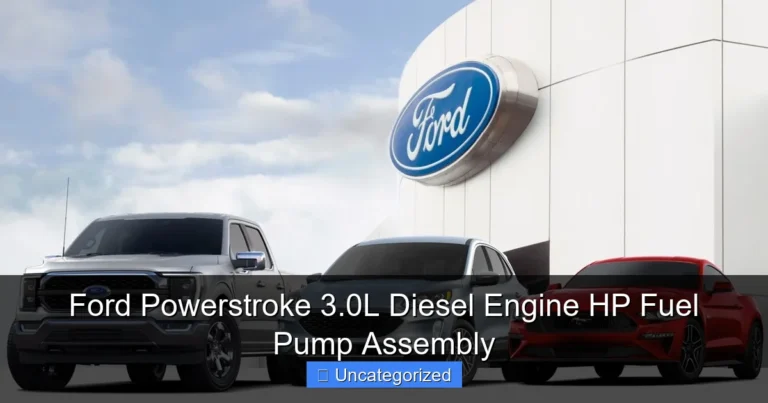 Featured image for Ford Powerstroke 3.0L Diesel Engine HP Fuel Pump Assembly