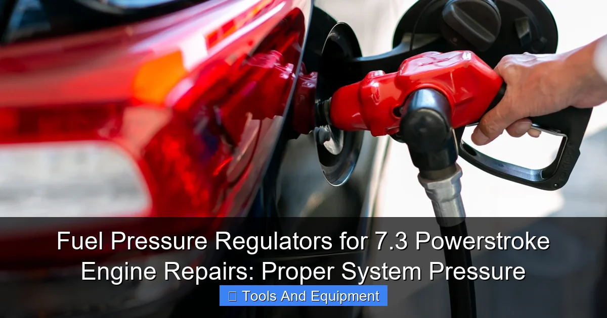 Featured image for Fuel Pressure Regulators for 7.3 Powerstroke Engine Repairs: Proper System Pressure