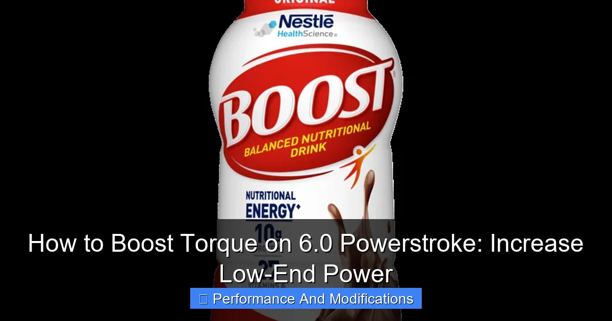 Featured image for How to Boost Torque on 6.0 Powerstroke: Increase Low-End Power