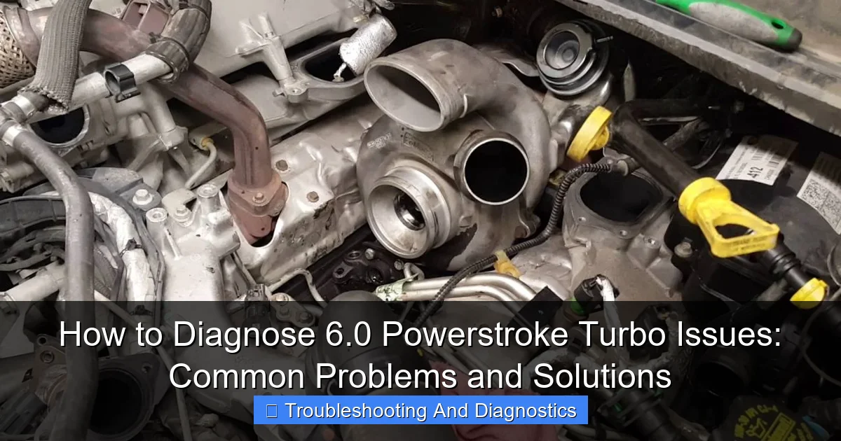 Featured image for How to Diagnose 6.0 Powerstroke Turbo Issues: Common Problems and Solutions