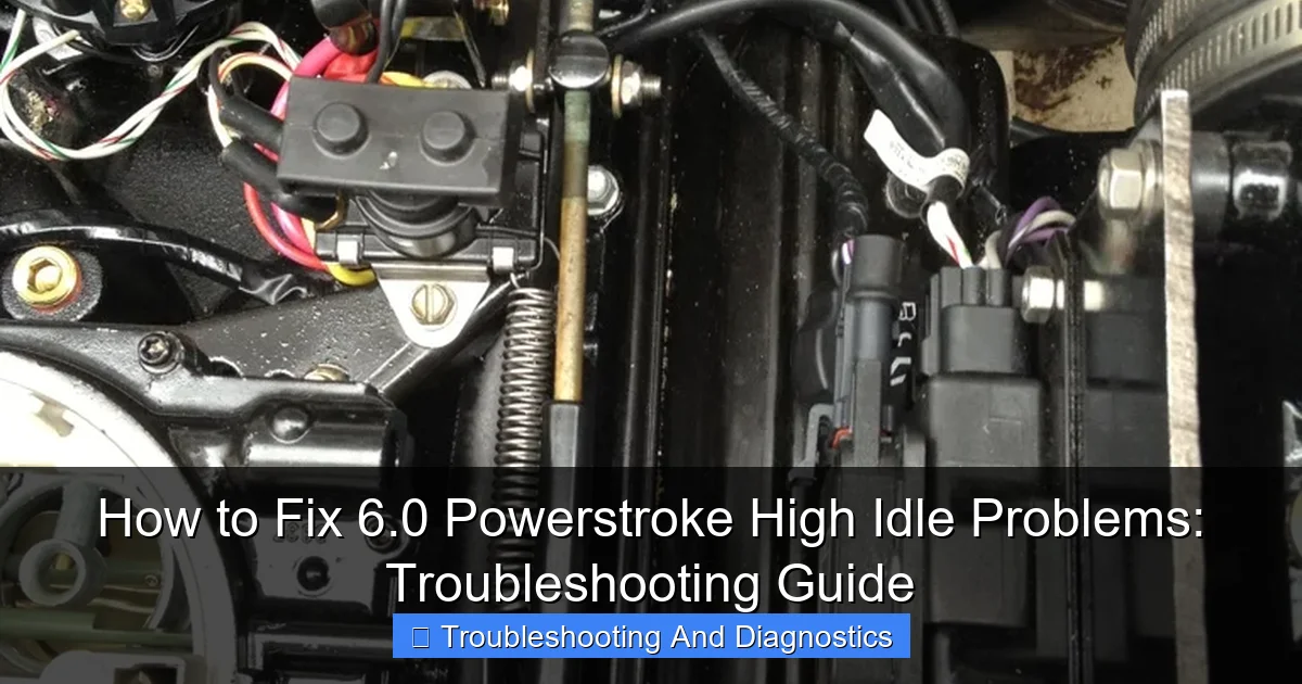Featured image for How to Fix 6.0 Powerstroke High Idle Problems: Troubleshooting Guide