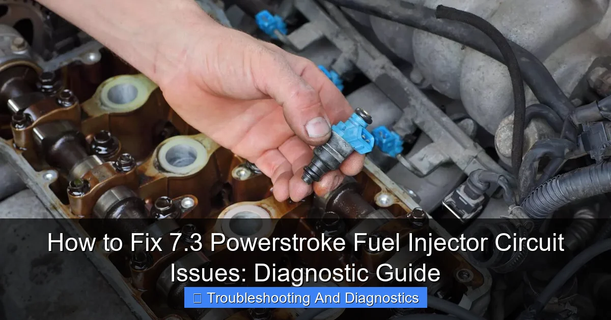 Featured image for How to Fix 7.3 Powerstroke Fuel Injector Circuit Issues: Diagnostic Guide