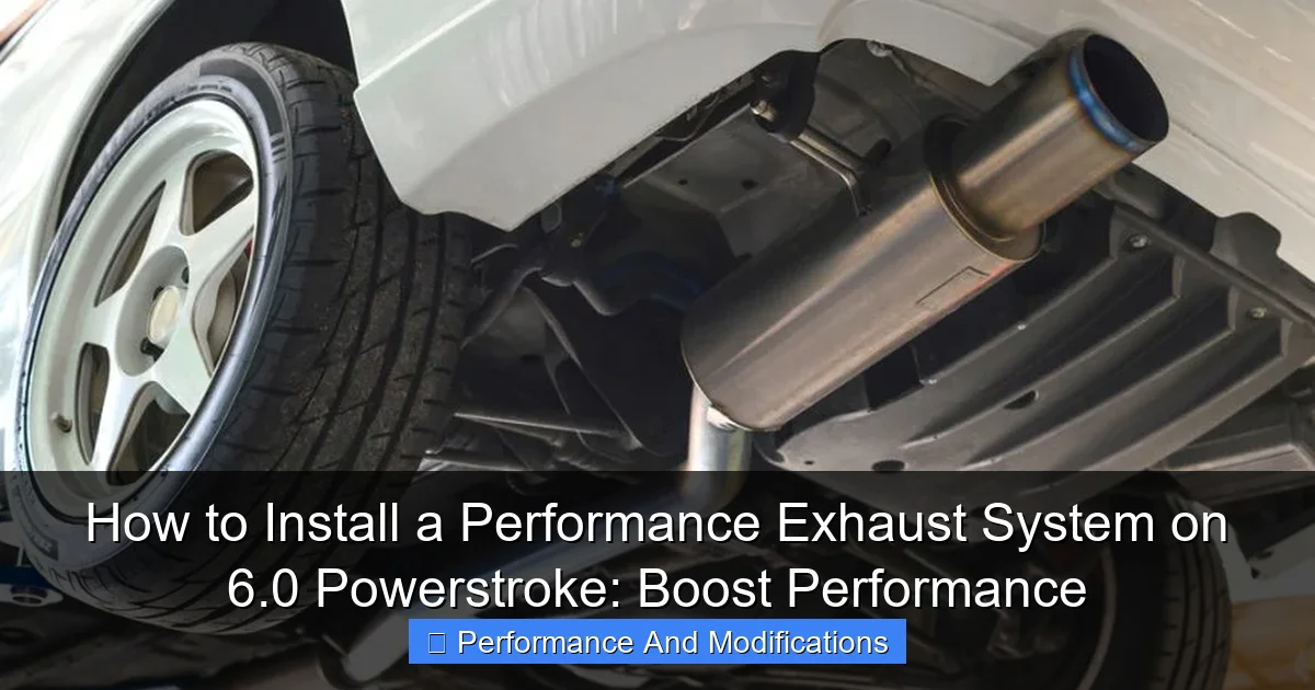 Featured image for How to Install a Performance Exhaust System on 6.0 Powerstroke: Boost Performance