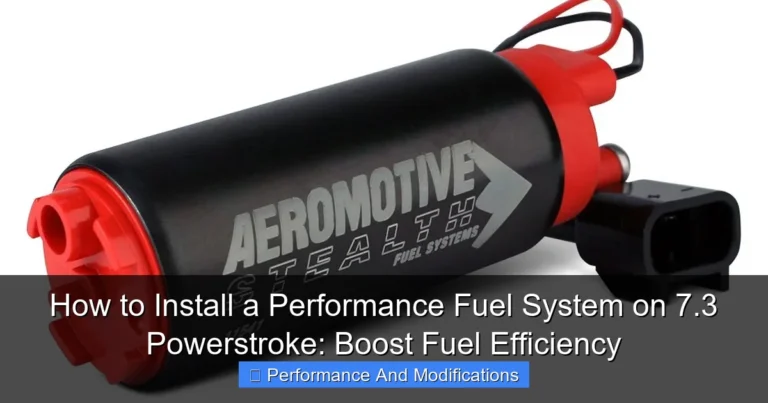 Featured image for How to Install a Performance Fuel System on 7.3 Powerstroke: Boost Fuel Efficiency