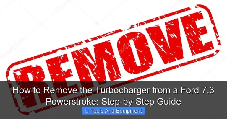Featured image for How to Remove the Turbocharger from a Ford 7.3 Powerstroke: Step-by-Step Guide