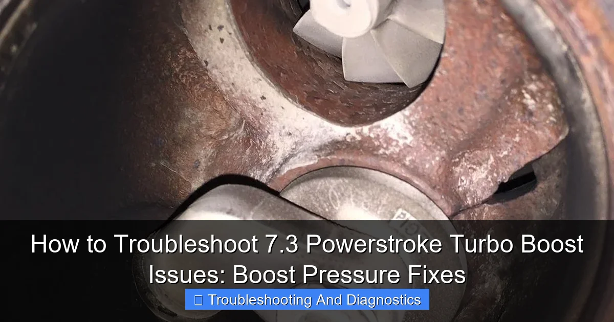 Featured image for How to Troubleshoot 7.3 Powerstroke Turbo Boost Issues: Boost Pressure Fixes