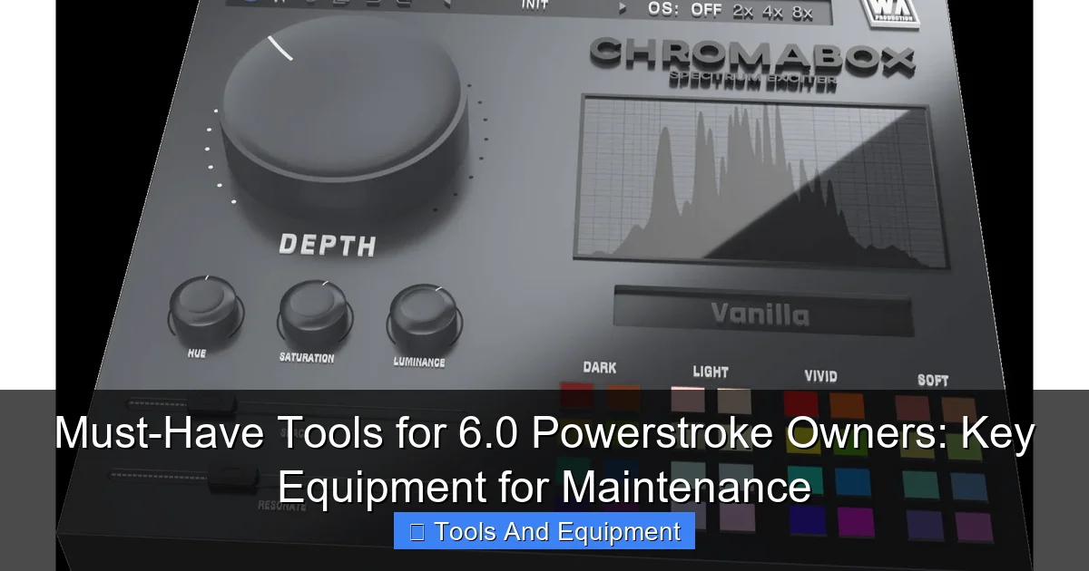 Featured image for Must-Have Tools for 6.0 Powerstroke Owners: Key Equipment for Maintenance