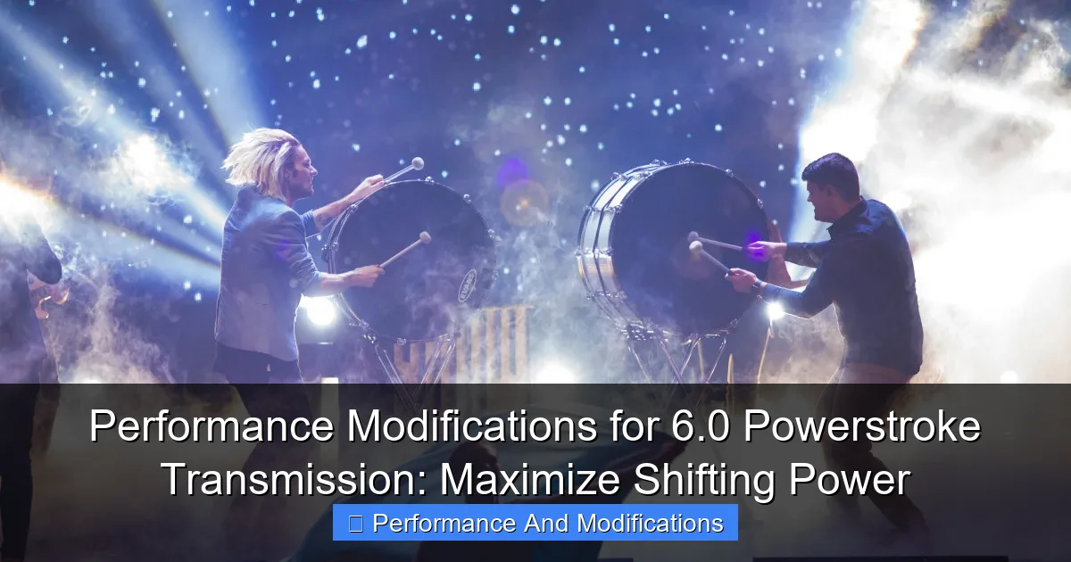 Featured image for Performance Modifications for 6.0 Powerstroke Transmission: Maximize Shifting Power
