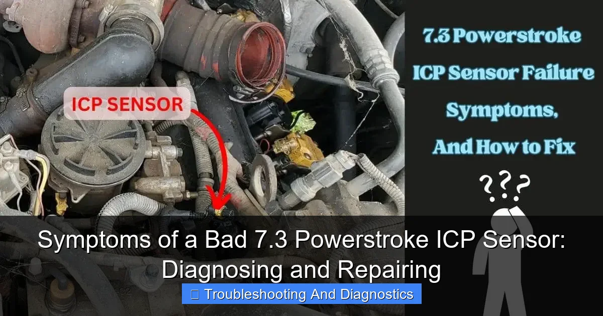 Featured image for Symptoms of a Bad 7.3 Powerstroke ICP Sensor: Diagnosing and Repairing