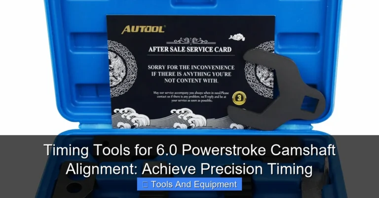 Featured image for Timing Tools for 6.0 Powerstroke Camshaft Alignment: Achieve Precision Timing