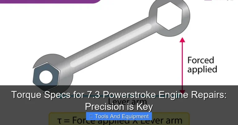 Featured image for Torque Specs for 7.3 Powerstroke Engine Repairs: Precision is Key